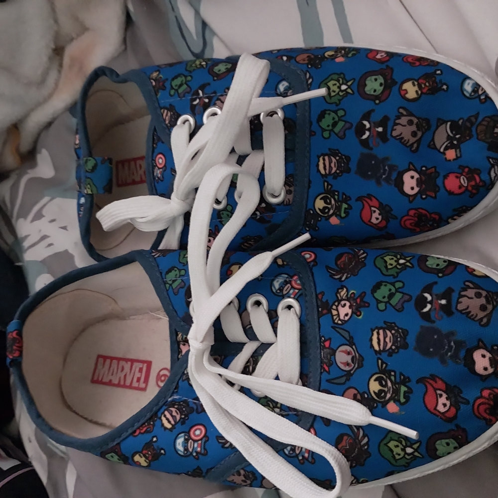 Marvel Blue Character Sneakers
